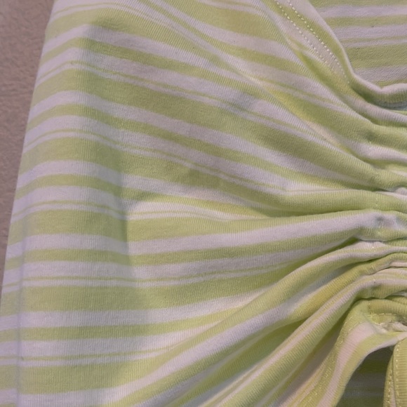 PACSUN YELLOW AND WHITE STRIPED SHIRT NWT - Picture 4 of 6